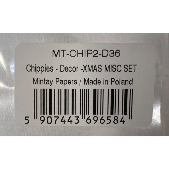 Mintay Chippies Chipboard Decor Elements Christmas Misc Set MT-CHIP2-D36 - Picture 4 of 4